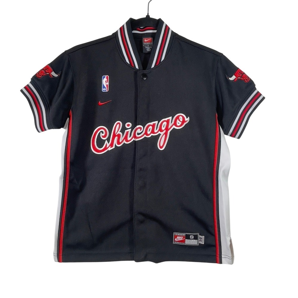 Nike Chicago Bulls NBA Jersey Shirt Small Black Basketball 84 Team Sports - Picture 2 of 14